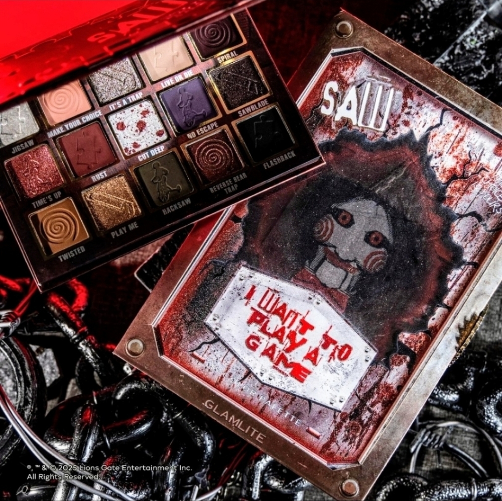 SAW x Glamlite Eyeshadow Palette